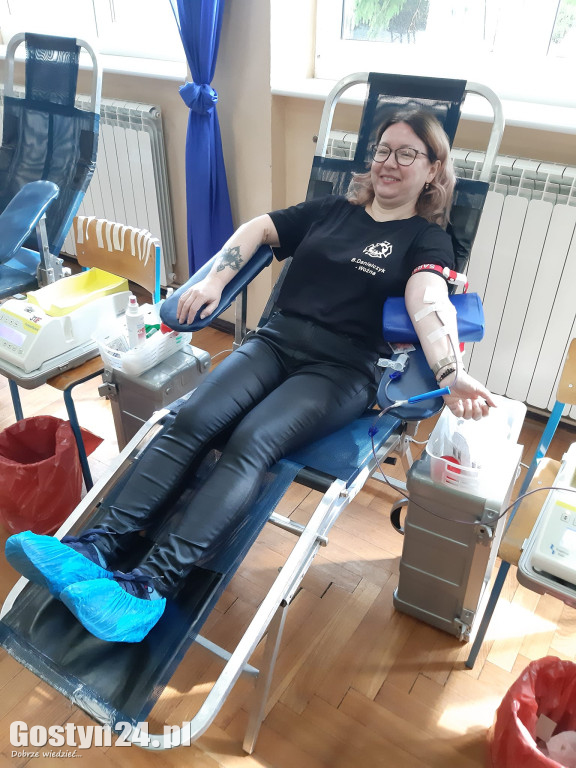 Zbiórka krwi zorganizowana przez OSP i ZSOIZ w Krobi