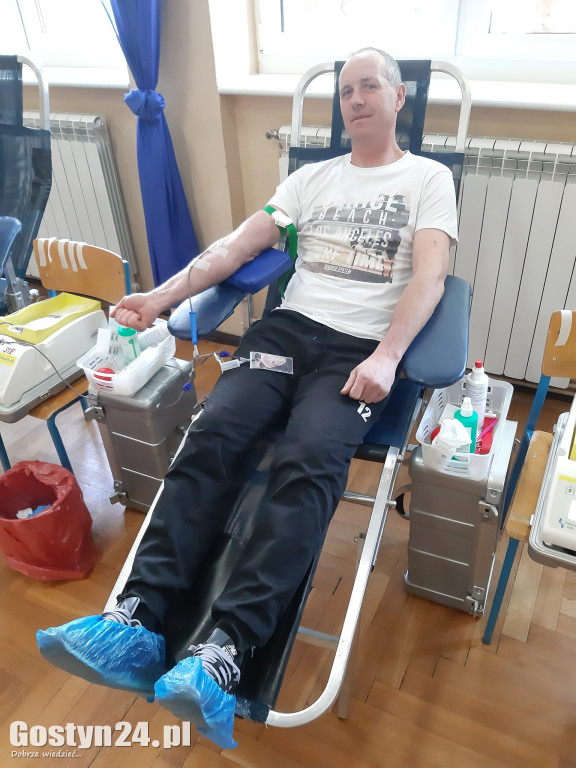Zbiórka krwi zorganizowana przez OSP i ZSOIZ w Krobi