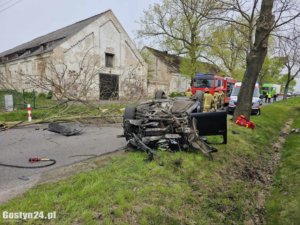 Wypadek w miejscowości Czajkowo