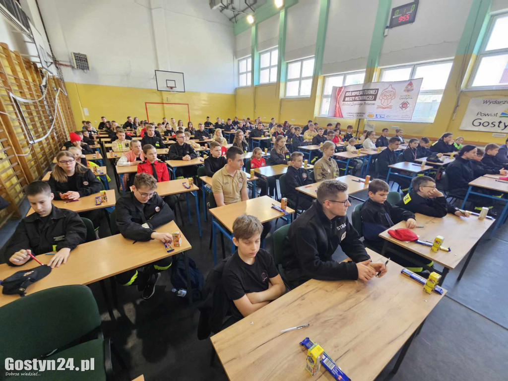 Etap wojewódzki konkursu wiedzy pożarniczej w Grabonogu