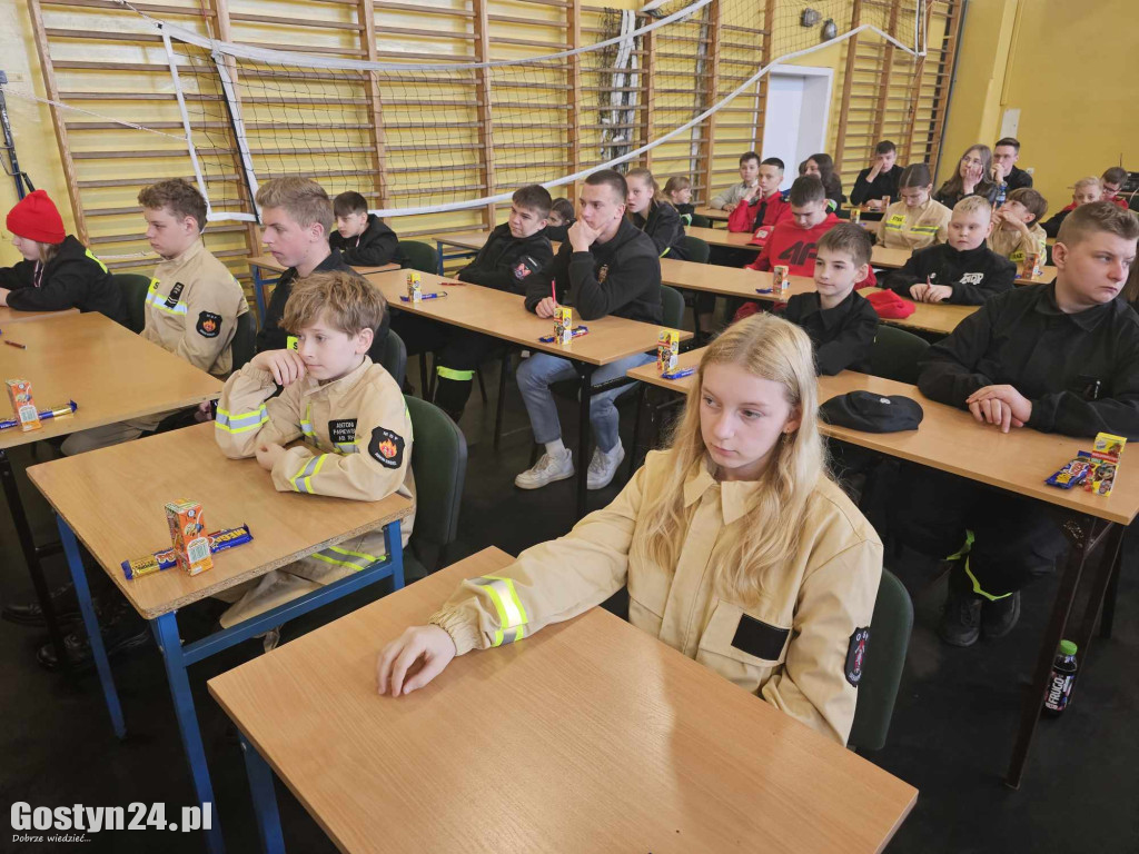 Etap wojewódzki konkursu wiedzy pożarniczej w Grabonogu