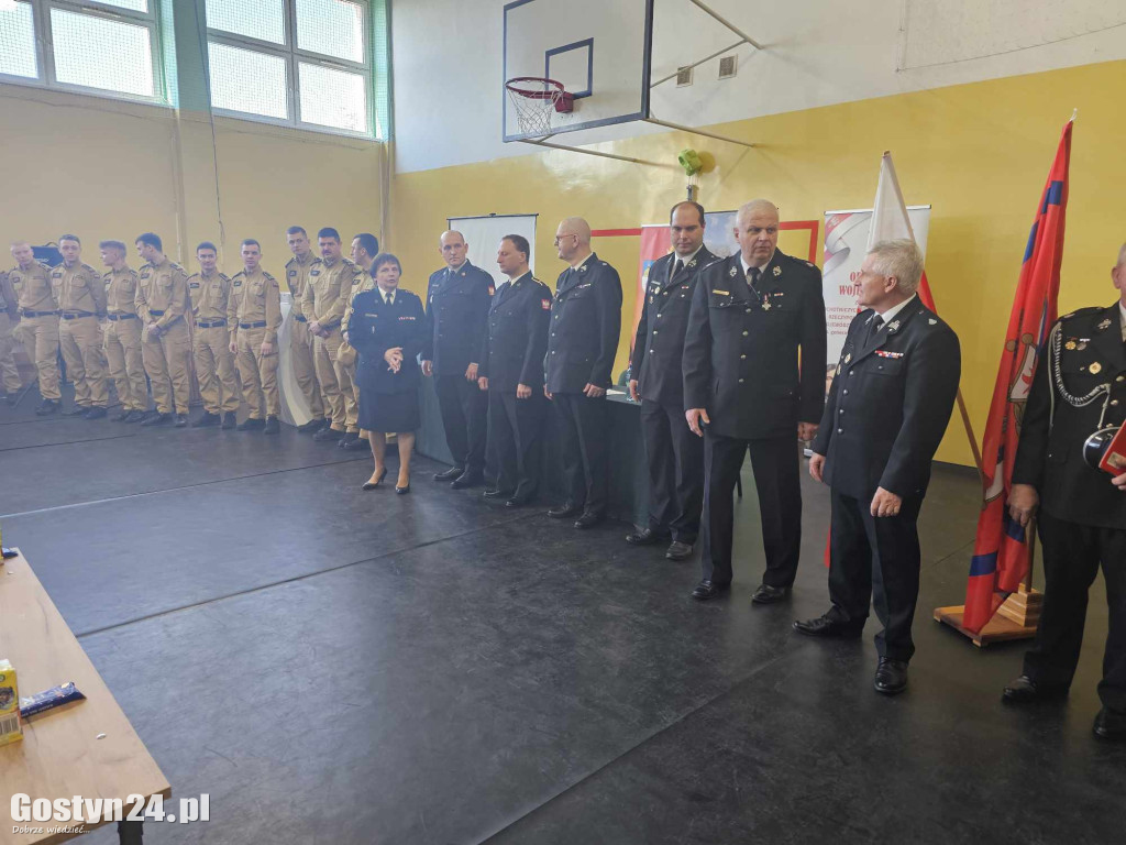 Etap wojewódzki konkursu wiedzy pożarniczej w Grabonogu