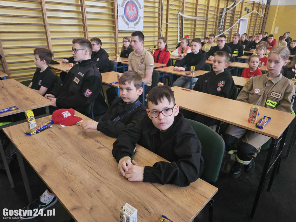 Etap wojewódzki konkursu wiedzy pożarniczej w Grabonogu