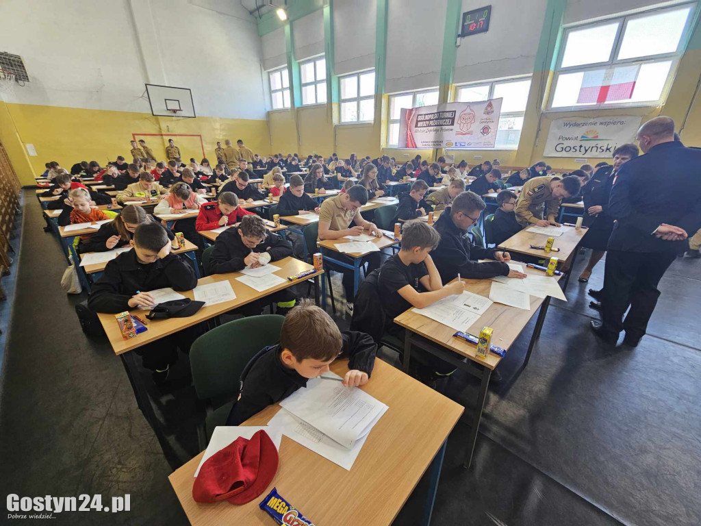Etap wojewódzki konkursu wiedzy pożarniczej w Grabonogu