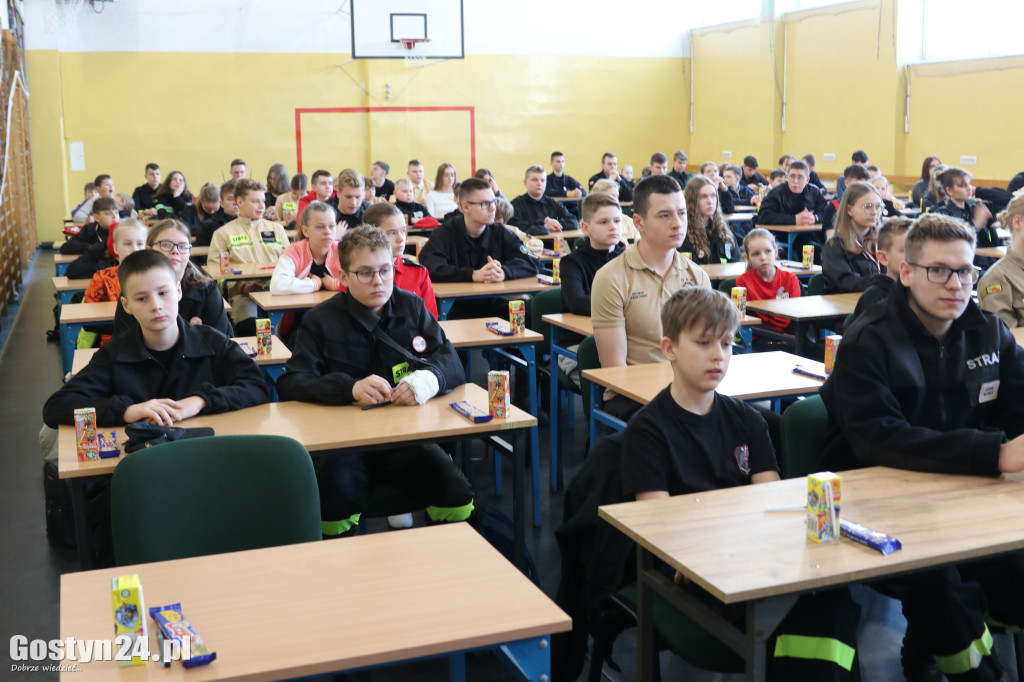 Etap wojewódzki konkursu wiedzy pożarniczej w Grabonogu