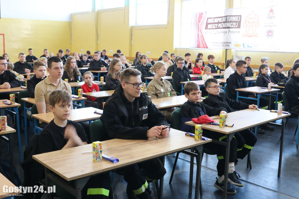 Etap wojewódzki konkursu wiedzy pożarniczej w Grabonogu