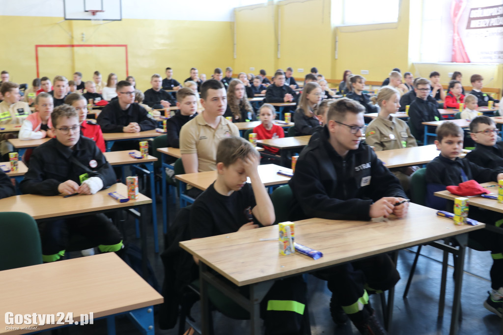 Etap wojewódzki konkursu wiedzy pożarniczej w Grabonogu
