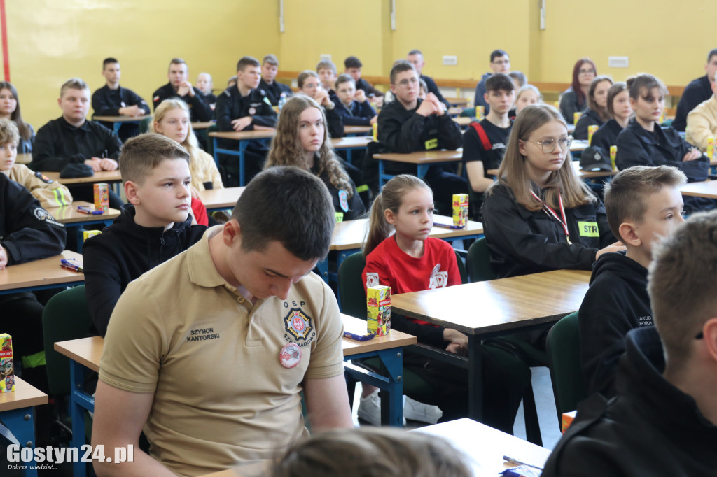 Etap wojewódzki konkursu wiedzy pożarniczej w Grabonogu
