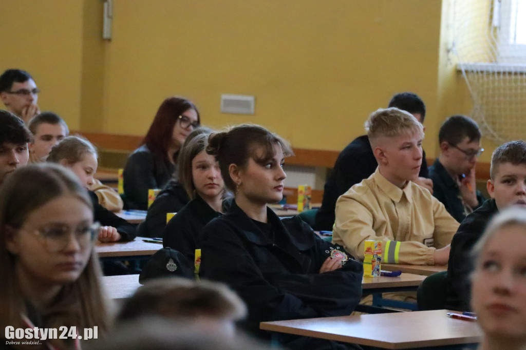 Etap wojewódzki konkursu wiedzy pożarniczej w Grabonogu