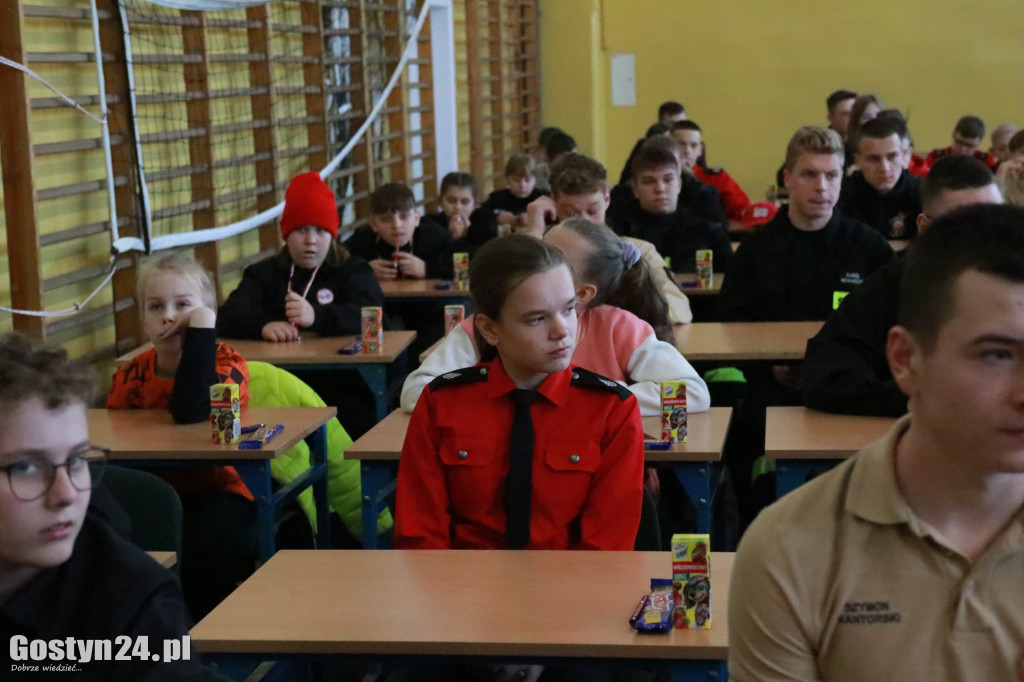 Etap wojewódzki konkursu wiedzy pożarniczej w Grabonogu