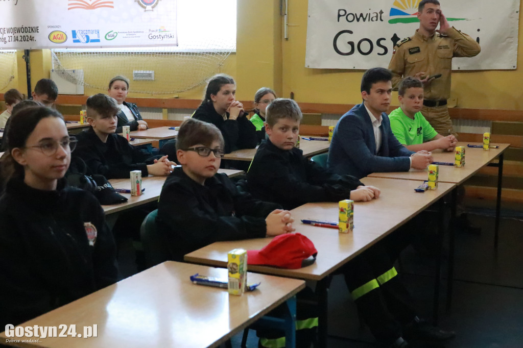 Etap wojewódzki konkursu wiedzy pożarniczej w Grabonogu