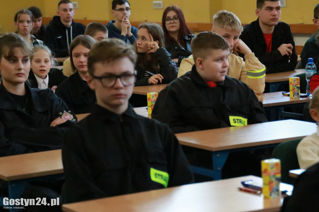 Etap wojewódzki konkursu wiedzy pożarniczej w Grabonogu