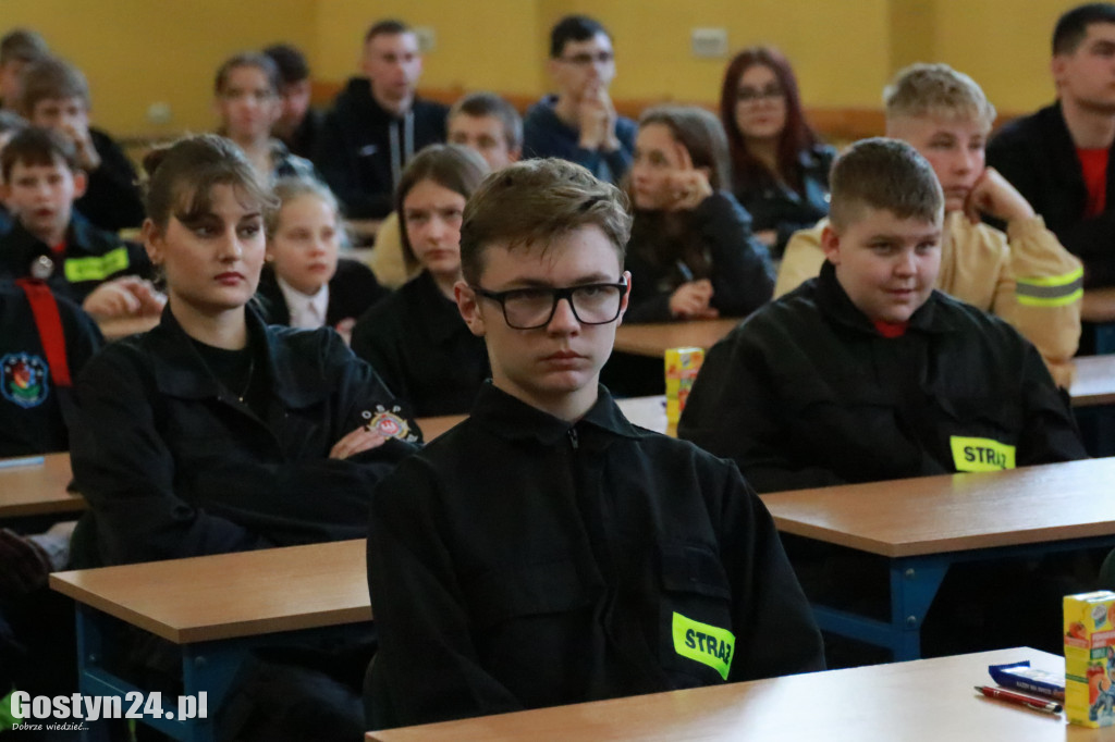Etap wojewódzki konkursu wiedzy pożarniczej w Grabonogu