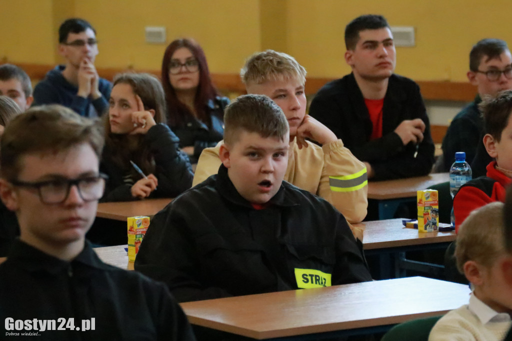 Etap wojewódzki konkursu wiedzy pożarniczej w Grabonogu