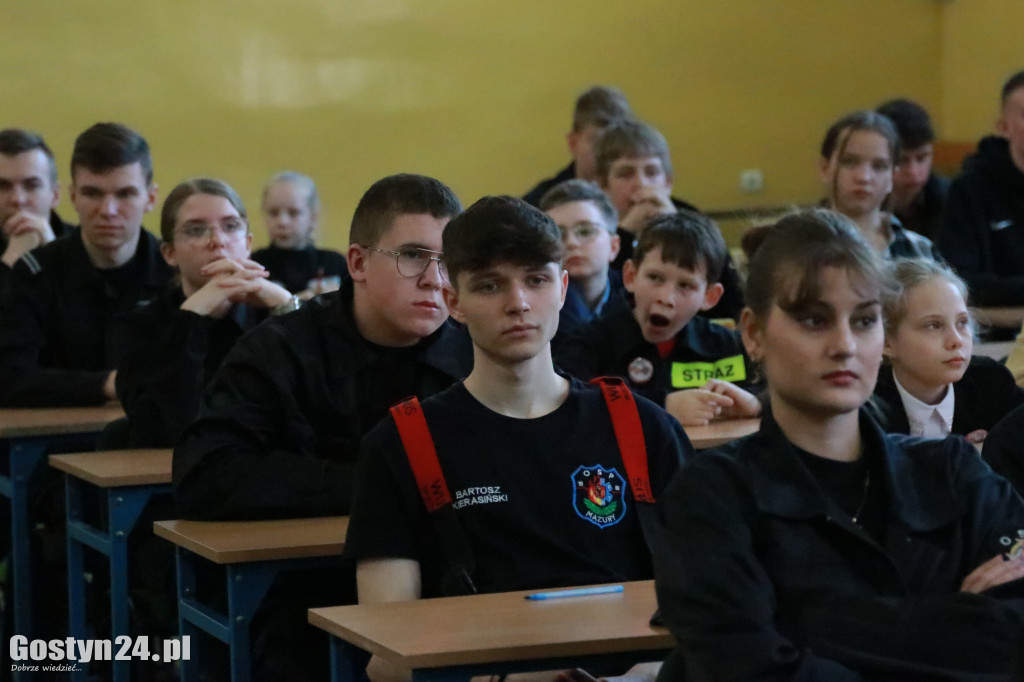 Etap wojewódzki konkursu wiedzy pożarniczej w Grabonogu