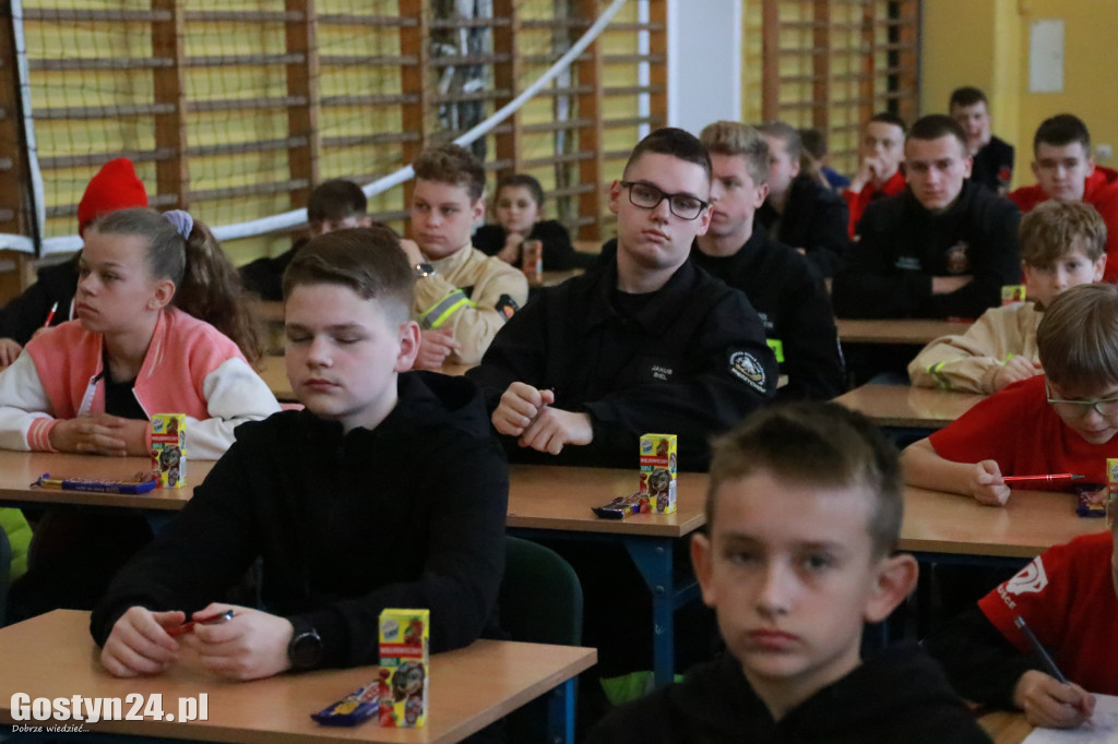 Etap wojewódzki konkursu wiedzy pożarniczej w Grabonogu