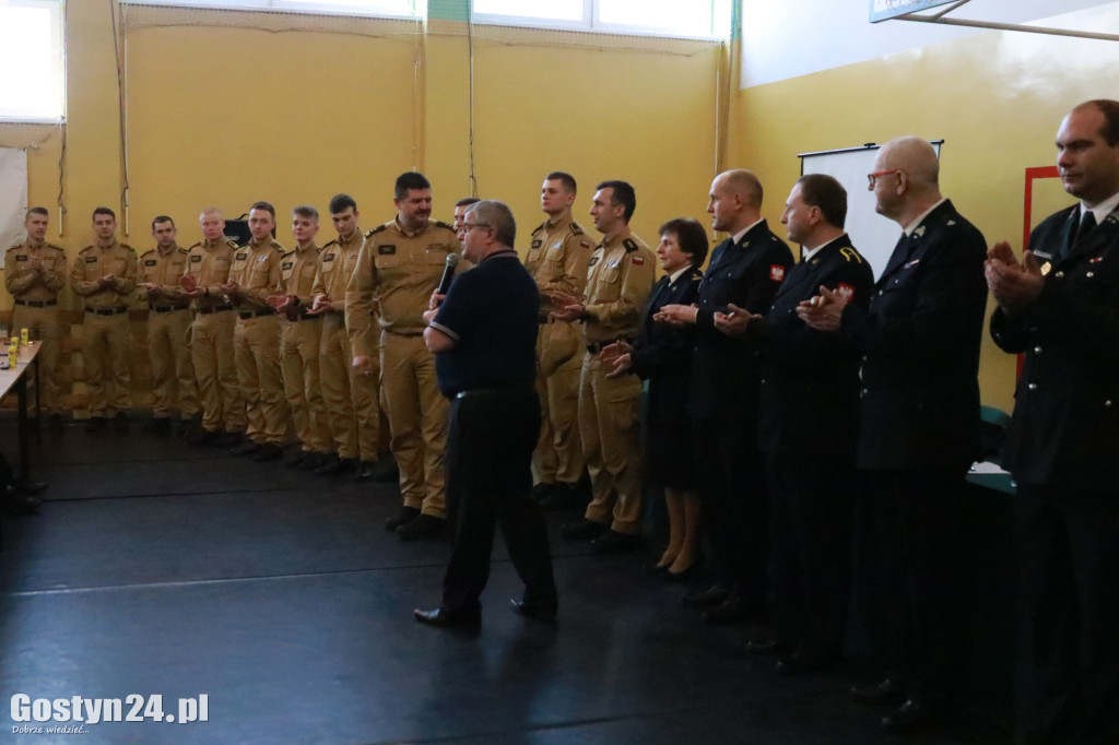 Etap wojewódzki konkursu wiedzy pożarniczej w Grabonogu