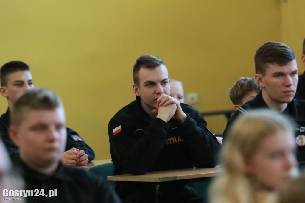 Etap wojewódzki konkursu wiedzy pożarniczej w Grabonogu