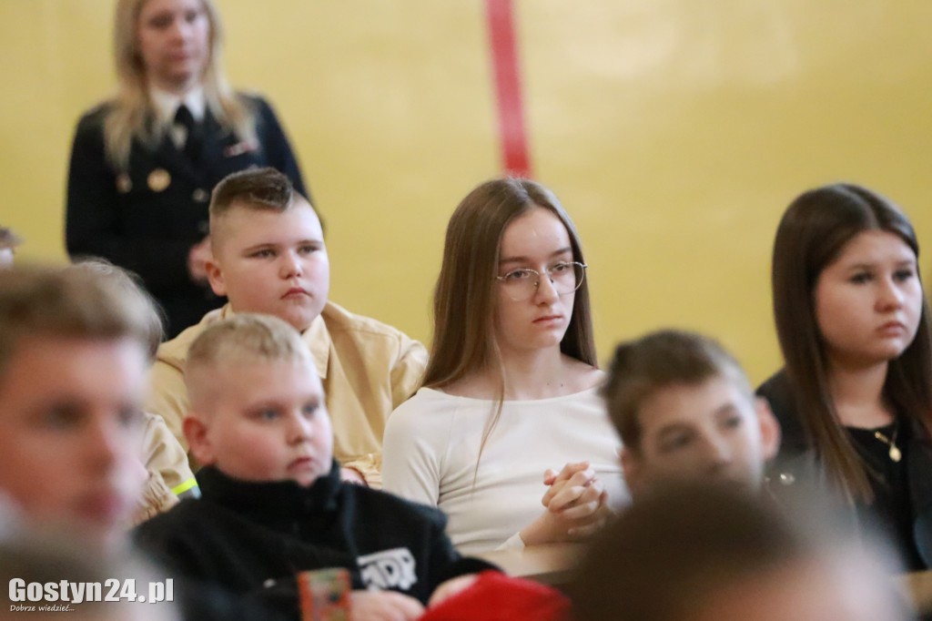Etap wojewódzki konkursu wiedzy pożarniczej w Grabonogu