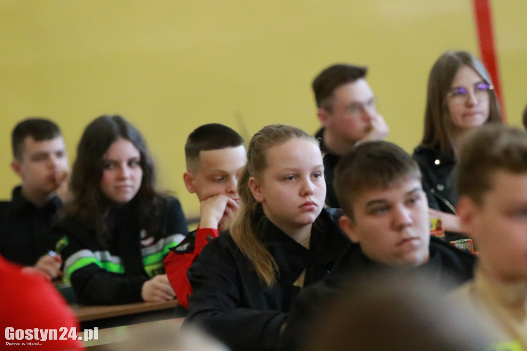 Etap wojewódzki konkursu wiedzy pożarniczej w Grabonogu