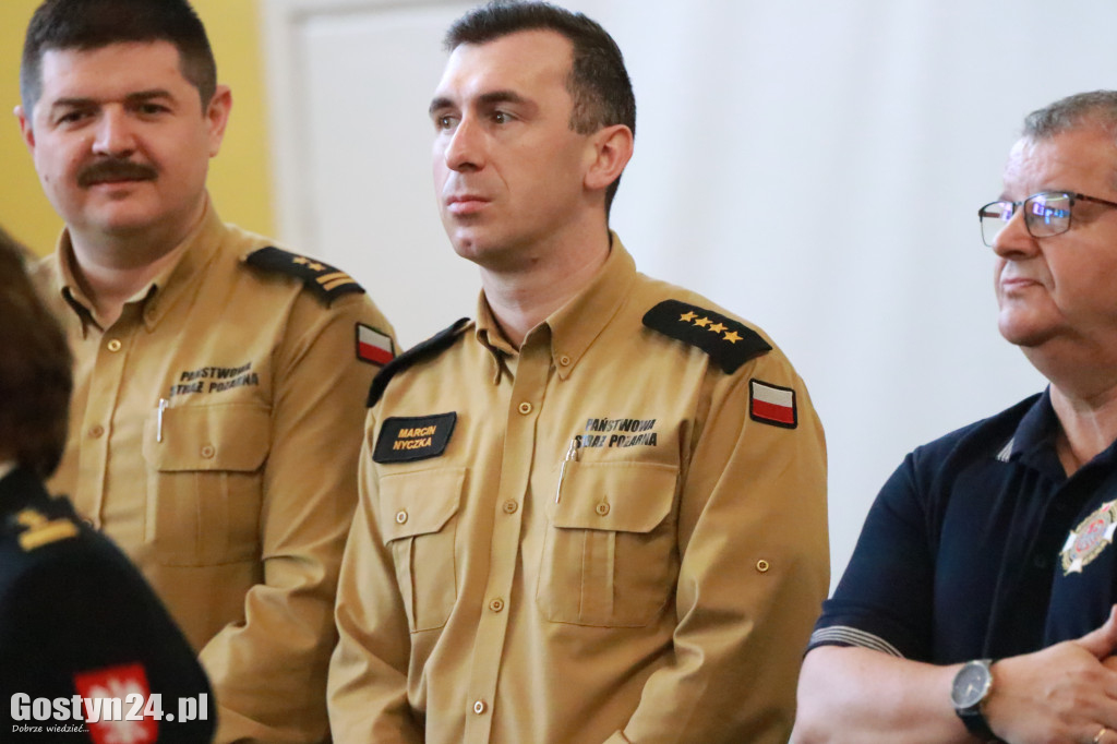 Etap wojewódzki konkursu wiedzy pożarniczej w Grabonogu