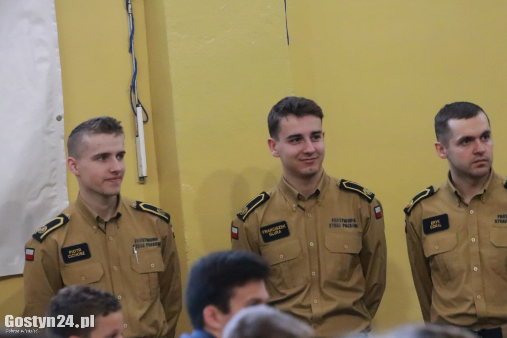 Etap wojewódzki konkursu wiedzy pożarniczej w Grabonogu