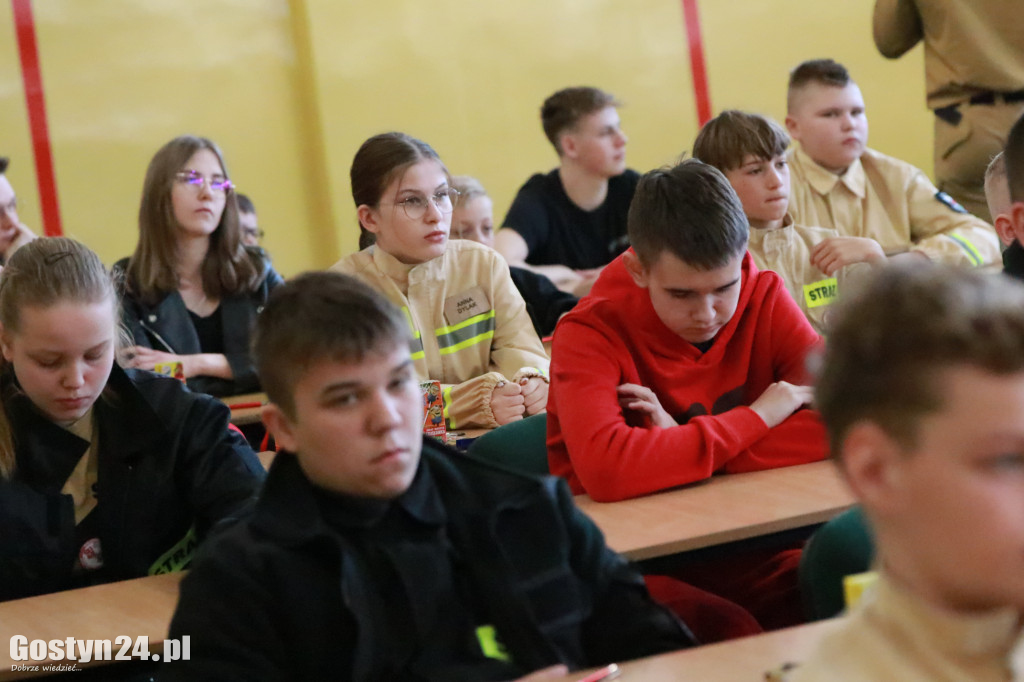 Etap wojewódzki konkursu wiedzy pożarniczej w Grabonogu