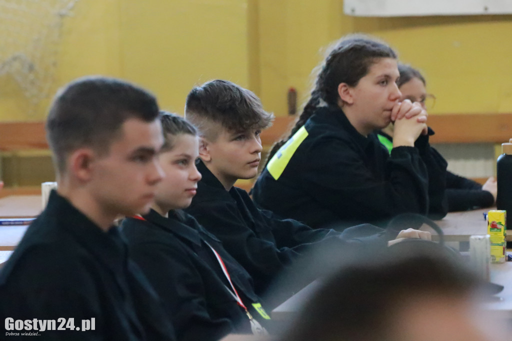 Etap wojewódzki konkursu wiedzy pożarniczej w Grabonogu