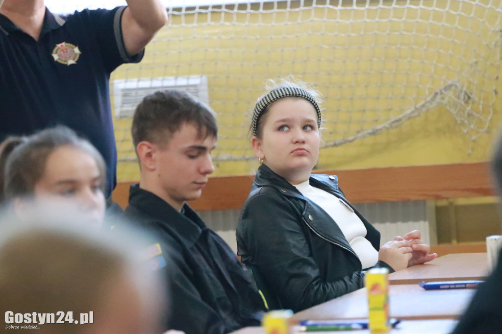 Etap wojewódzki konkursu wiedzy pożarniczej w Grabonogu