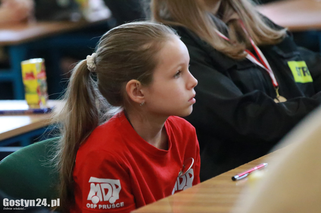 Etap wojewódzki konkursu wiedzy pożarniczej w Grabonogu