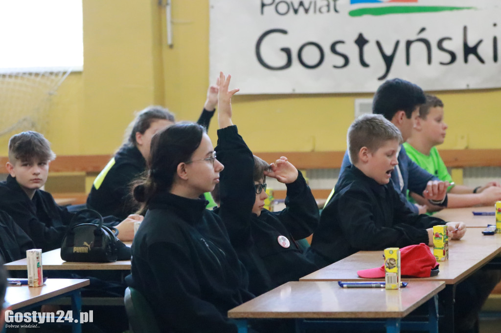 Etap wojewódzki konkursu wiedzy pożarniczej w Grabonogu