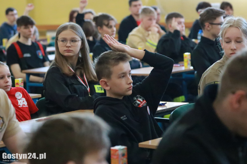 Etap wojewódzki konkursu wiedzy pożarniczej w Grabonogu