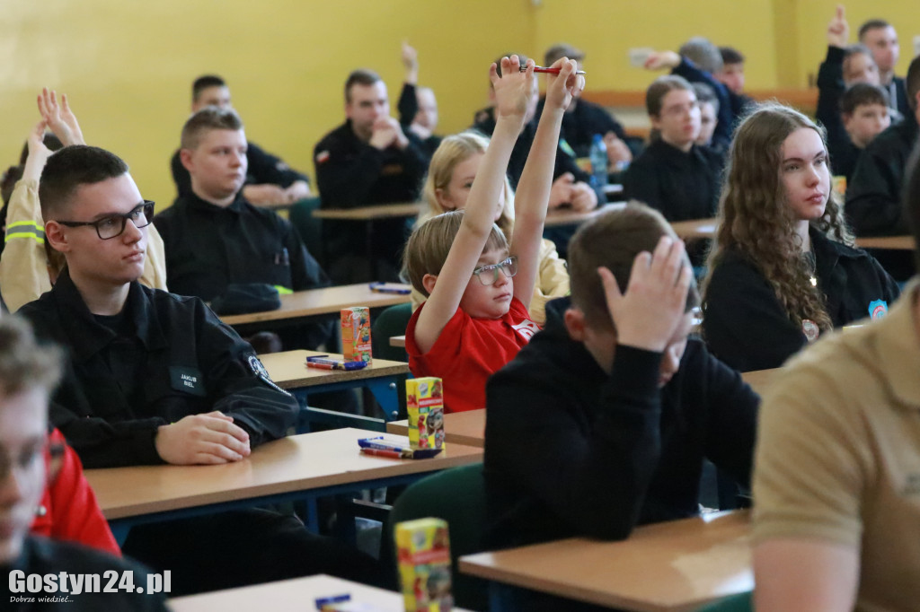 Etap wojewódzki konkursu wiedzy pożarniczej w Grabonogu