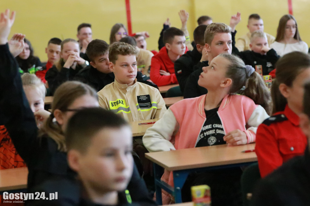 Etap wojewódzki konkursu wiedzy pożarniczej w Grabonogu