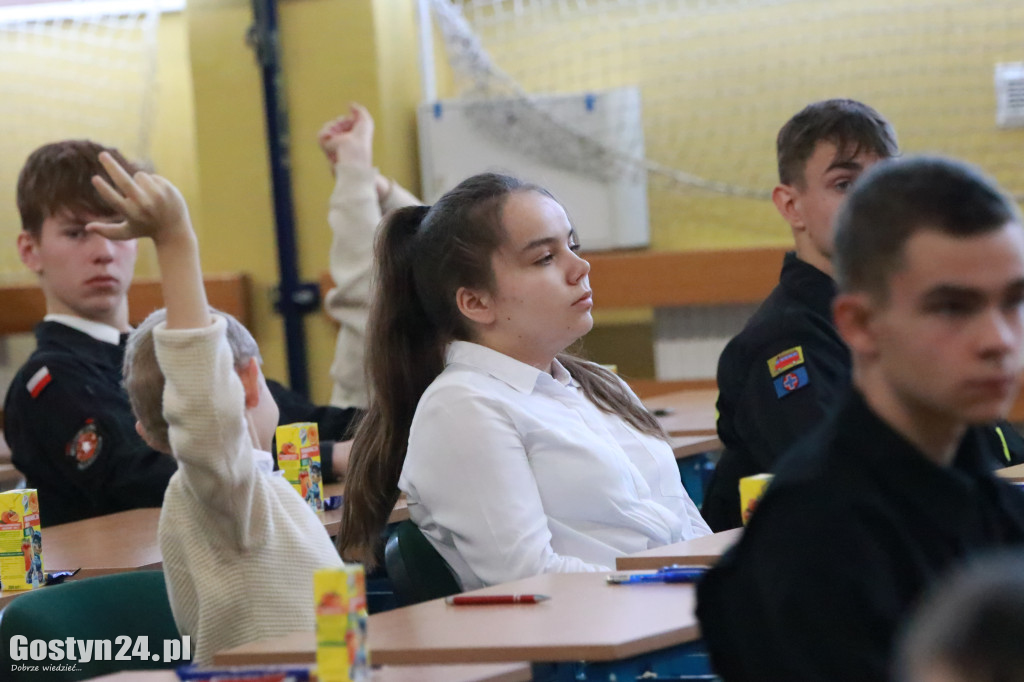 Etap wojewódzki konkursu wiedzy pożarniczej w Grabonogu