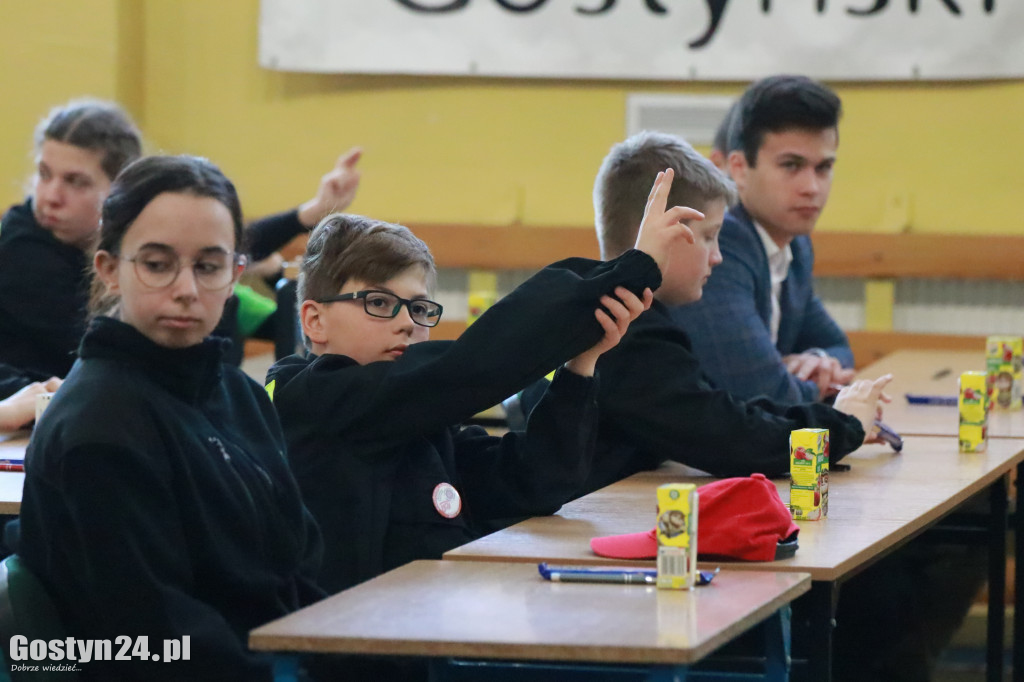 Etap wojewódzki konkursu wiedzy pożarniczej w Grabonogu