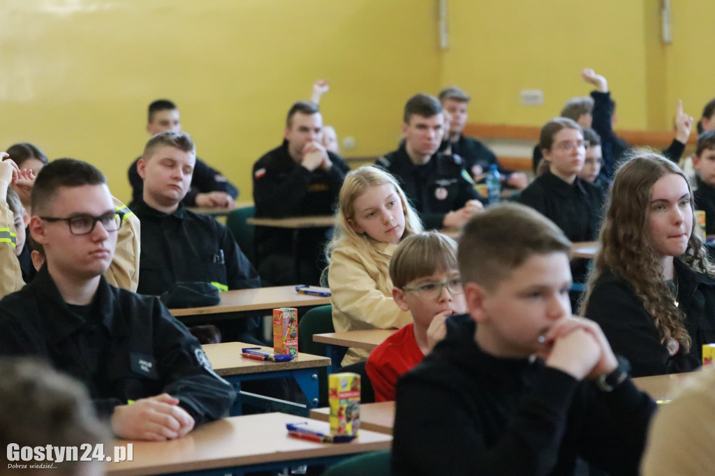 Etap wojewódzki konkursu wiedzy pożarniczej w Grabonogu