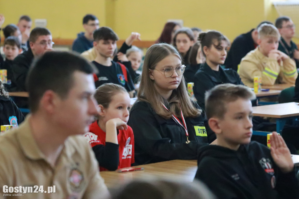 Etap wojewódzki konkursu wiedzy pożarniczej w Grabonogu