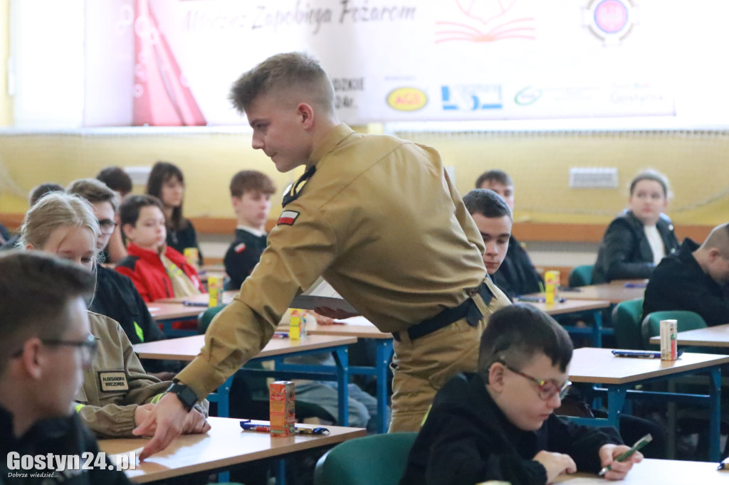 Etap wojewódzki konkursu wiedzy pożarniczej w Grabonogu