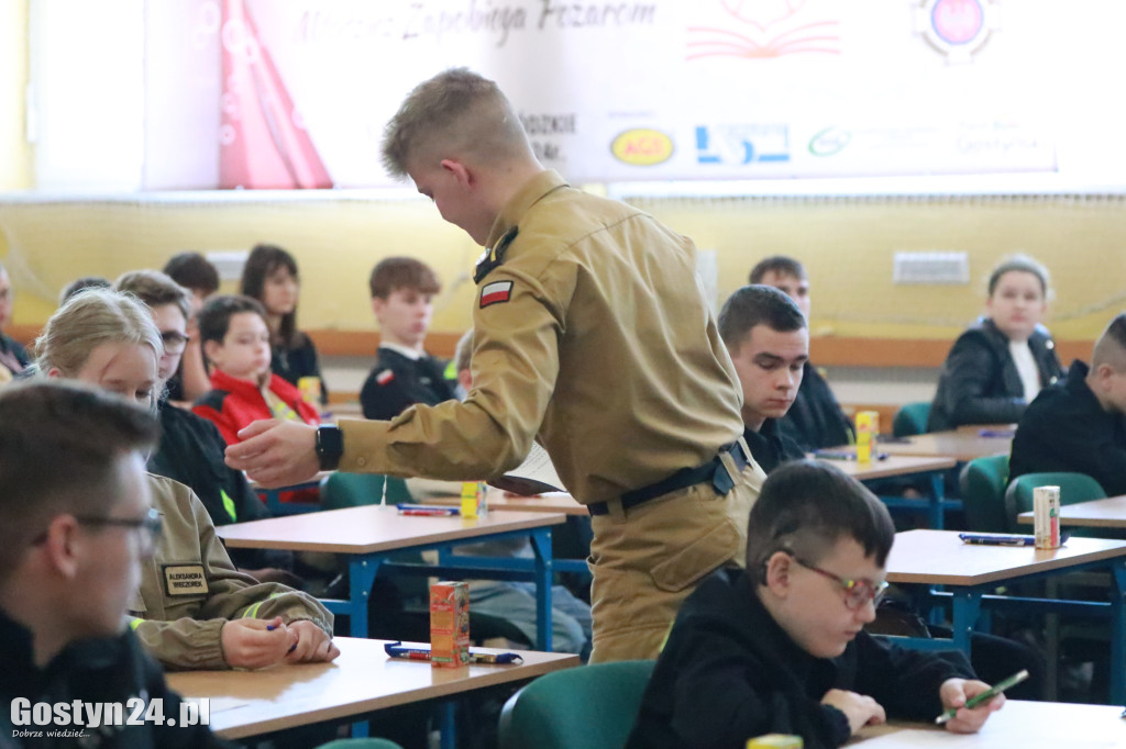 Etap wojewódzki konkursu wiedzy pożarniczej w Grabonogu
