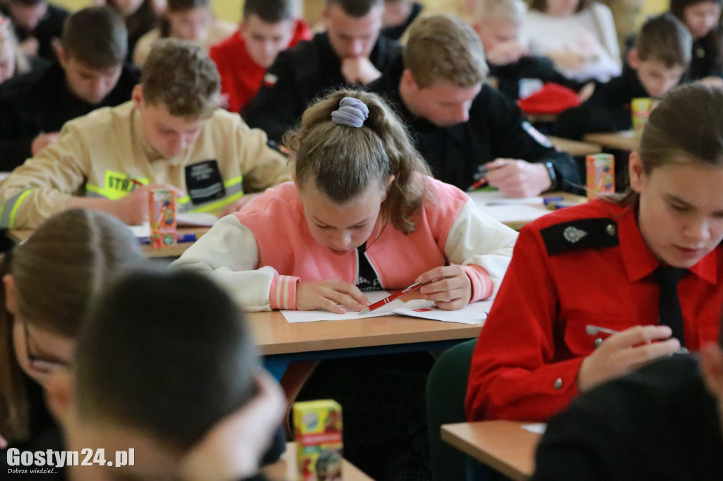 Etap wojewódzki konkursu wiedzy pożarniczej w Grabonogu