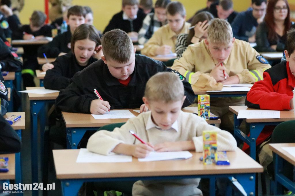 Etap wojewódzki konkursu wiedzy pożarniczej w Grabonogu
