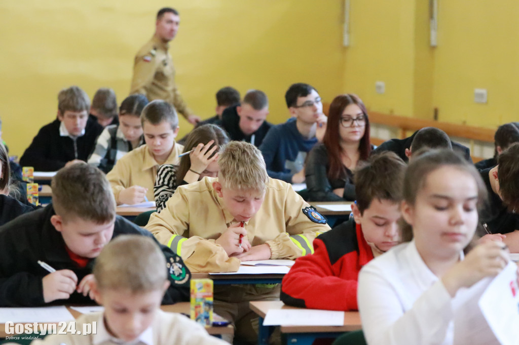 Etap wojewódzki konkursu wiedzy pożarniczej w Grabonogu