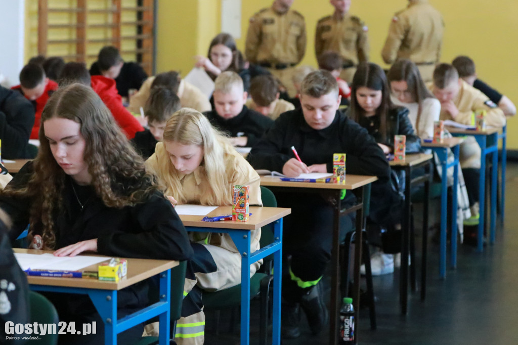 Etap wojewódzki konkursu wiedzy pożarniczej w Grabonogu