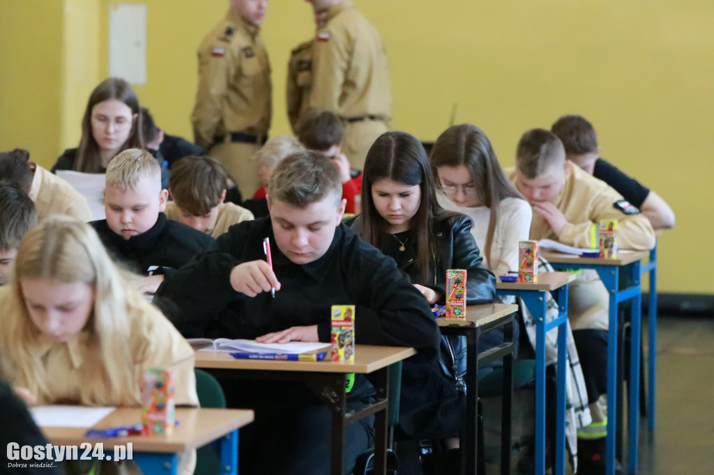 Etap wojewódzki konkursu wiedzy pożarniczej w Grabonogu