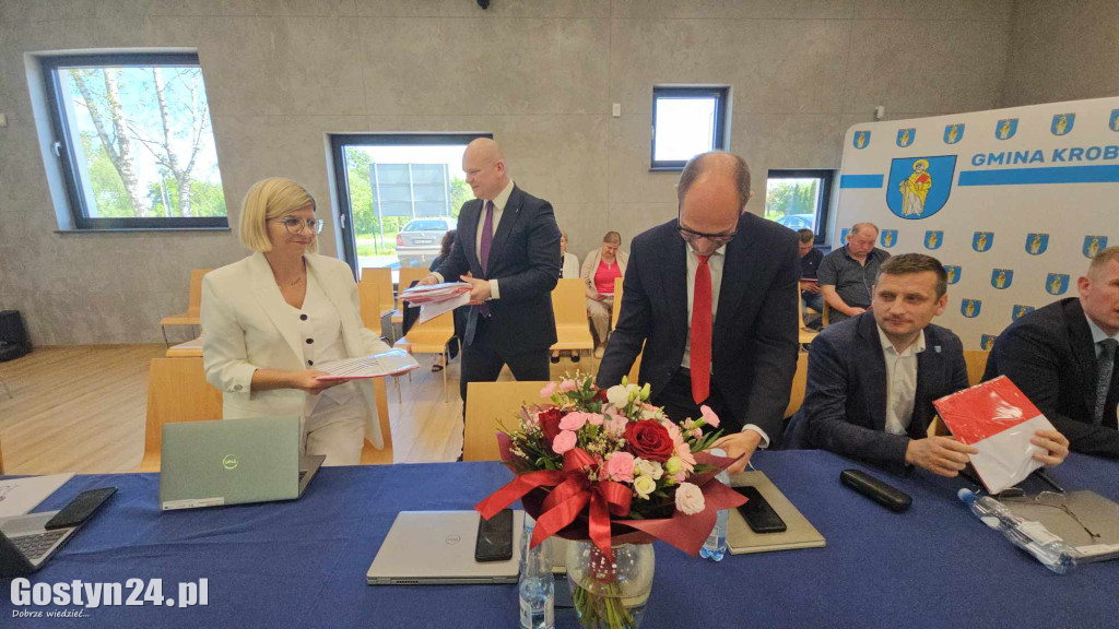 Sesja inaugurująca nową kadencję w Krobi