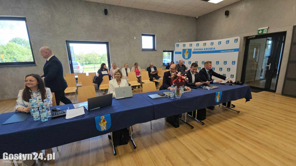 Sesja inaugurująca nową kadencję w Krobi