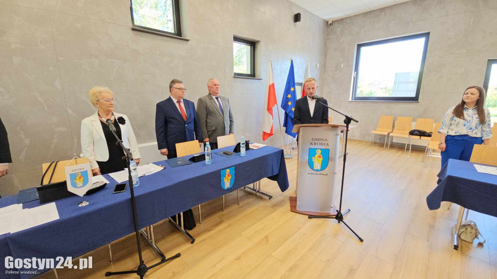 Sesja inaugurująca nową kadencję w Krobi
