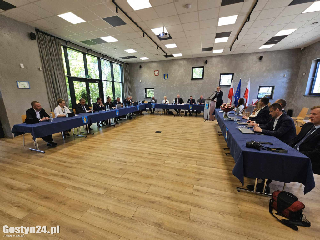 Sesja inaugurująca nową kadencję w Krobi