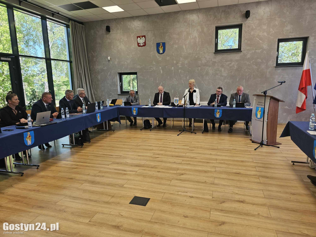 Sesja inaugurująca nową kadencję w Krobi